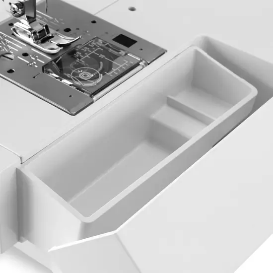 Janome Sewist 725S Sewing Machine - Includes 1/4" Seam Foot + 10-Pack Bobbins + Janome Universal Needles + Janome Leather Needles {6}