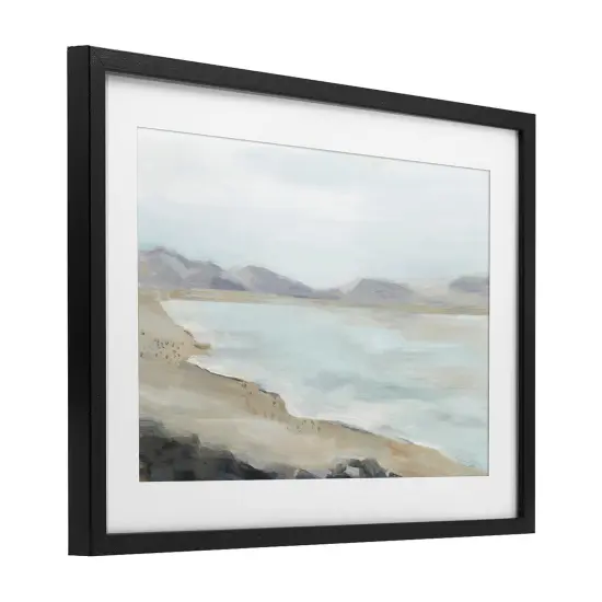 Stupell Industries Dreamy Coastline Abstraction Framed Print Under Glass, design by Hannah Dawson {3}