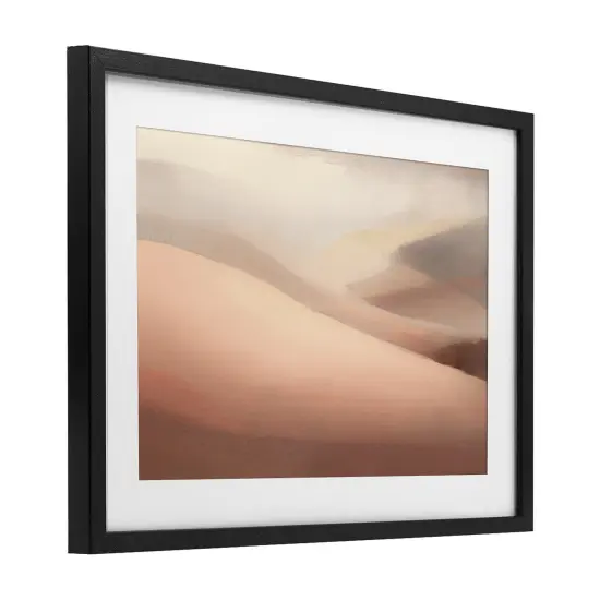 Stupell Industries Pink Dunes Abstraction Framed Print Under Glass, design by Norm Stelfox {3}