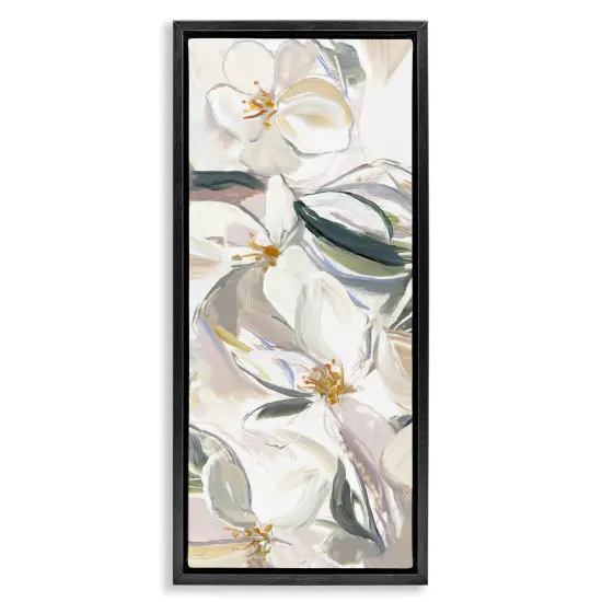 Stupell Industries Neutral Tone Spring Blooms Floating Frame, design by Hannah Dawson {1}