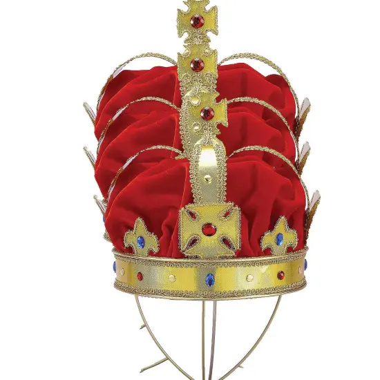 Regal King Crown with Gold and Jewel Accents {3}