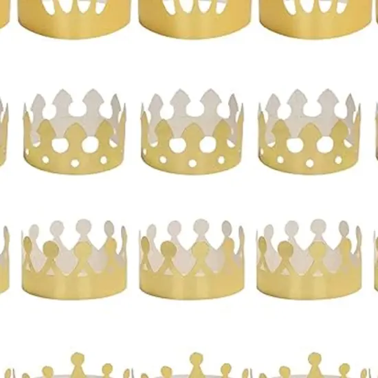 Gold Foil Crowns 12 Units {2}