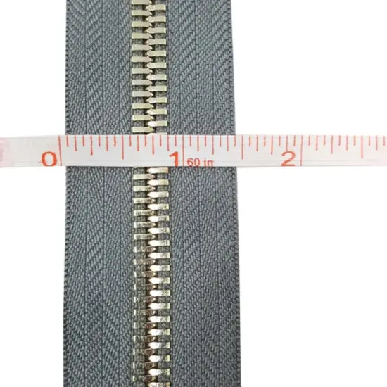 8MM One Way Separating Open Bottom Zipper 4" to 28" {5}