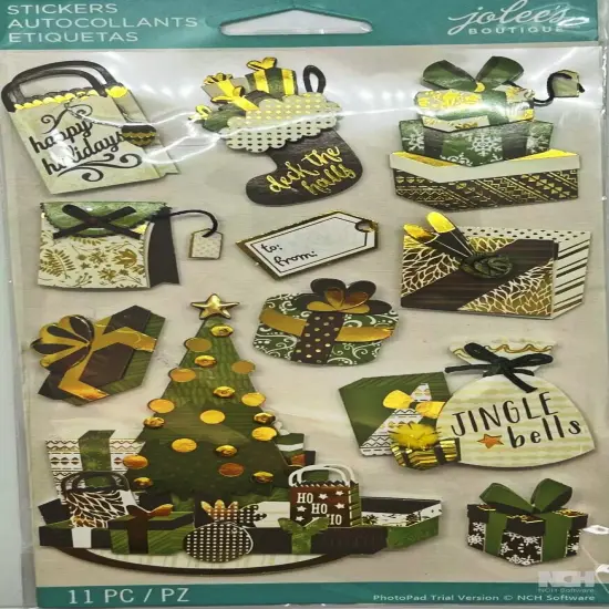 Jolee's Boutique Christmas Gifts Dimensional Stickers {1}