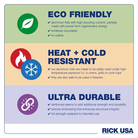 RICK USA: 8x8" Low Cake Pan - 25 Pack -Disposable Aluminum Foil, Multi-Purpose Baking-Cooking, Durable, Grill-Oven-Freezer-Dishwasher Safe, Recyclable {7}