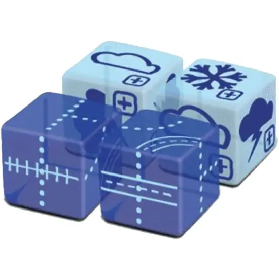 Railroad Ink: Sky Expansion Pack - For Railroad Ink/Railroad Ink Challenge Core Games, Ages 8+, 1+ Players, 15-30 Min {1}