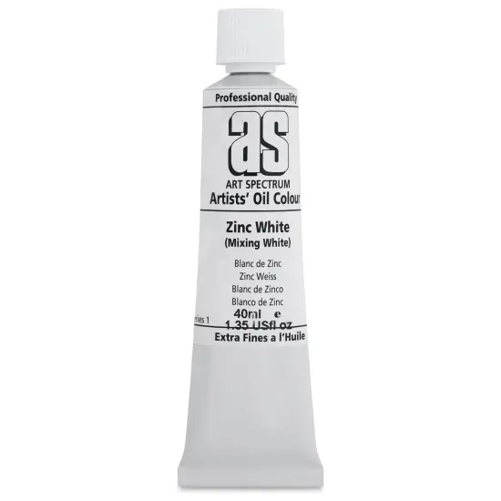 Art Spectrum Artists' Oil Paint - Zinc White, 40 ml {1}