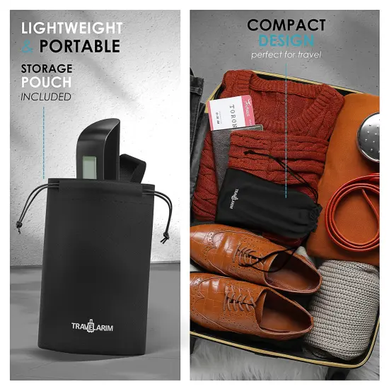 TravelArim 20 Inch Carry On Luggage with Luggage Scale Orange {9}