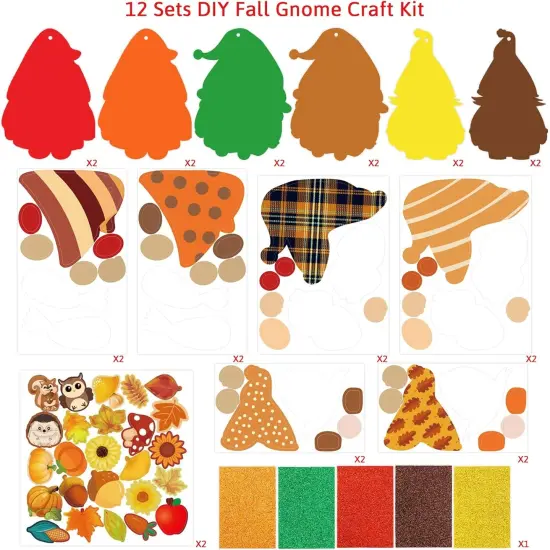 Make Your Own Fall Gnome Ornaments {3}