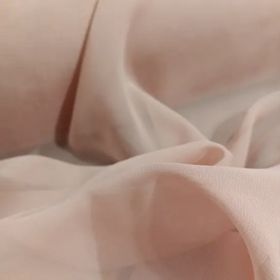 1 Yard Chiffon Fabric 60" Wide Lightweight Sheer Material 100% Polyester Bridal & Formal Wear Black {4}