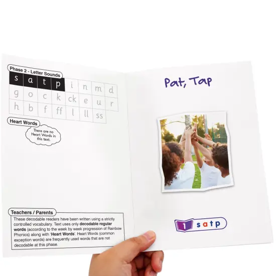 Junior Learning: Real World - Phase 2 - Non-Fiction Hi-Lo Decodables, 6 Books, Letter Sounds, Week-By-Week Rainbow Phonics, Kids Reading Development {5}