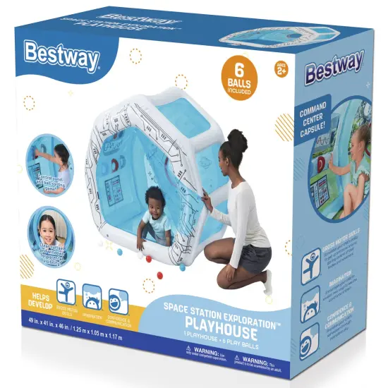 Bestway Space Station Exploration Kids Inflatable Playhouse {3}