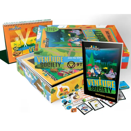 9th Level Games: Venture Society - Tabletop Roleplaying Game, RPG Adventures To Build Social Emotional Learning Skills, Ages 6+, 2-6 Players, 30 Min {4}