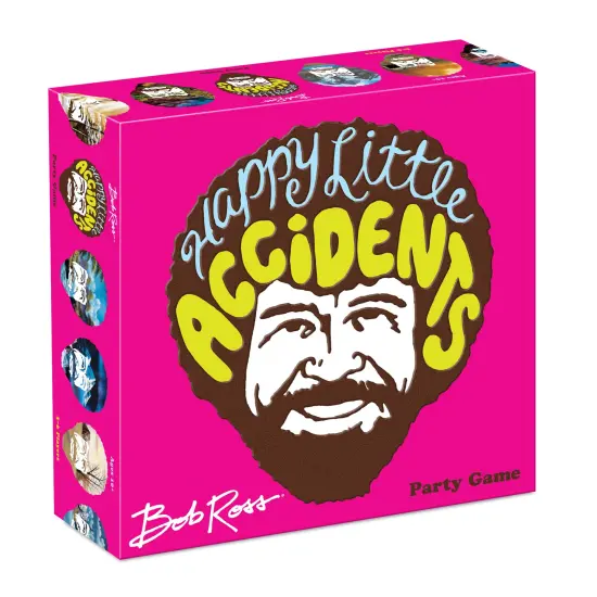Big G Creative: Bob Ross Happy Little Accidents Game, Social Party Game for Friends and Family, 15 Minute Play Time, For 3 to 6 Players, Ages 10 and up {3}
