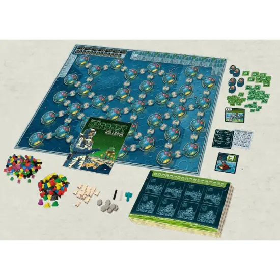 Rio Grande Games: Power Grid Outpost - Economic Strategy Game, Manage Electricity On The Space New Planet, Ages 14+, 2-6 Players, 45-90 Mins {6}