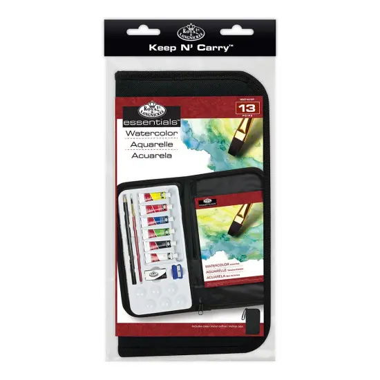 RSET-KCWP | Essentials&trade; 13pc Watercolor Painting Keep N' Carry Travel Art Set {1}
