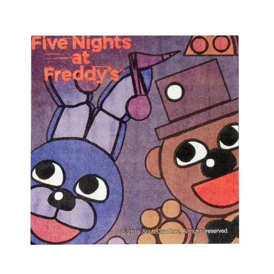 Five Nights at Freddy's 16 Count 10" Square Beverage Napkins {1}