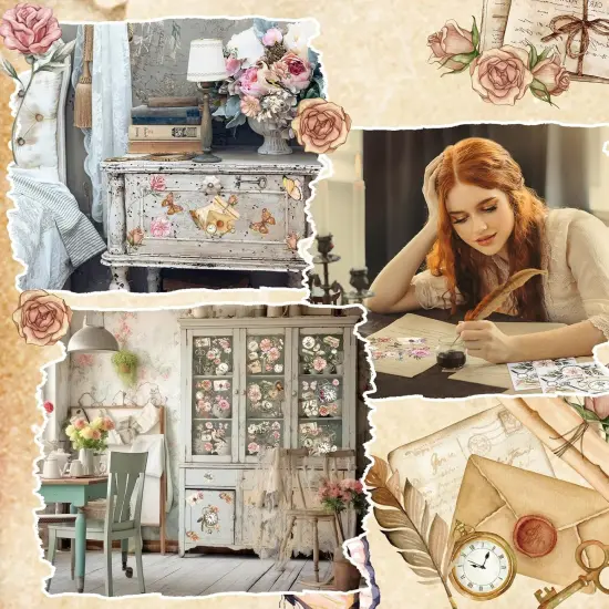 20 Sheets Farmhouse Rub on Transfers {2}