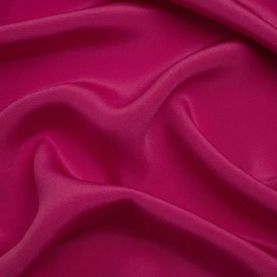 1 Yard Silk 4 Ply Crepe Magenta Haze Pure Silk Fabric for Designer Suits, 44 Inches Width {1}