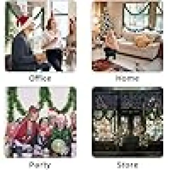 Garland Decor for Tree Stairs Railing Front {5}