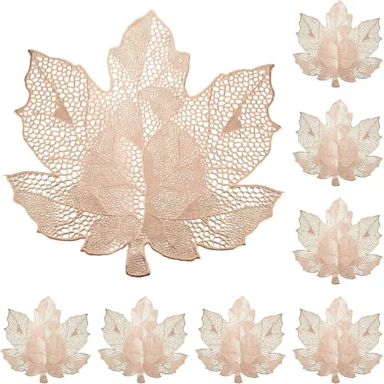 Fall Leaf Placemats Set of 8(Maple Leaf) {1}
