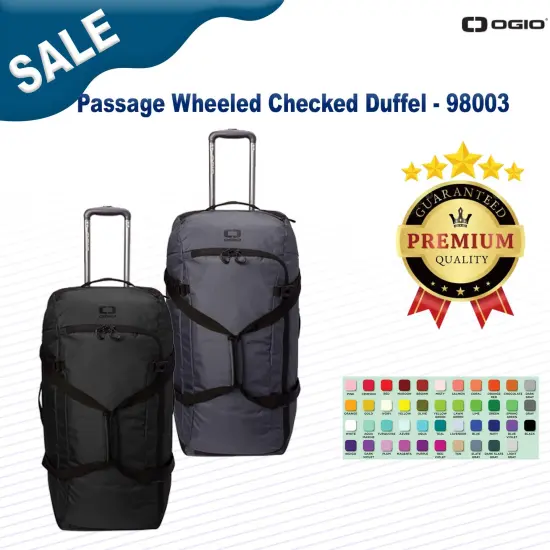 OGIO&reg; Passage Wheeled Checked Duffel {3}