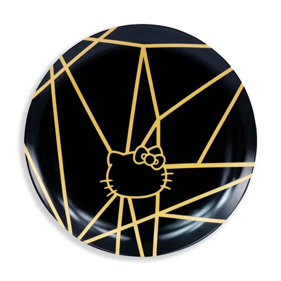 Hello Kitty Panache Black & Gold 4 Piece Side Plate Set {5}