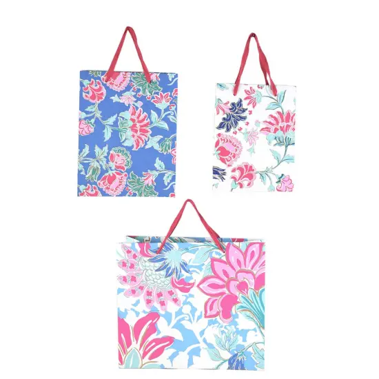 Jumbo Gift Bags 14" X 16" - Pack of 5 by ExpoBazaar Vibrant {1}