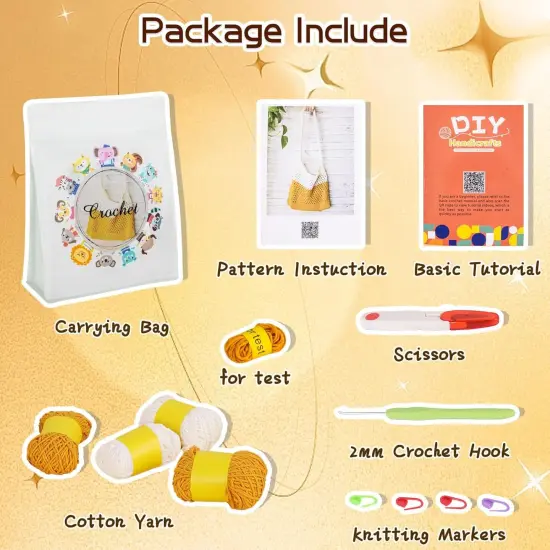 Crochet Tote Bag Kit {4}