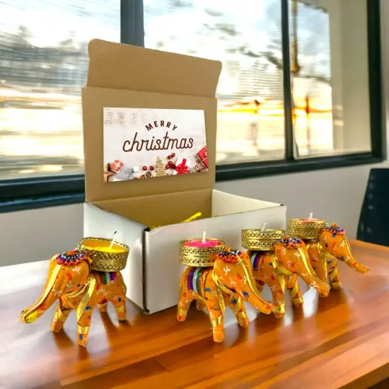 Happy Holiday Gift, Elephant Candle Holders, Christmas Gift Set, Dad Christmas Gift, Christmas Gift Women, Christmas Gift Tags, Christmas Gift Set, Christmas Gift Men Green {7}
