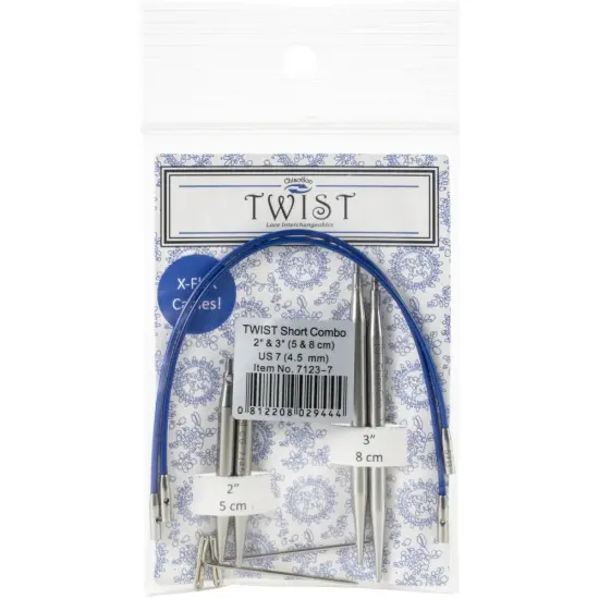 ChiaoGoo TWIST Short Combo Set 2" & 3" - US 7 (4.5mm) {1}