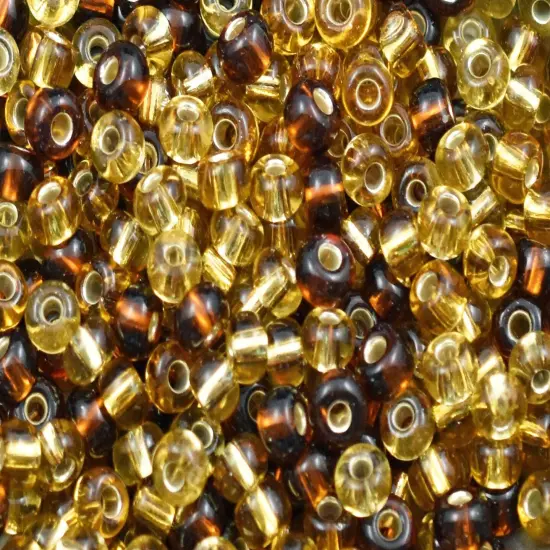 50G S/L Topaz Mix Czech 2/0 Seed Beads {2}