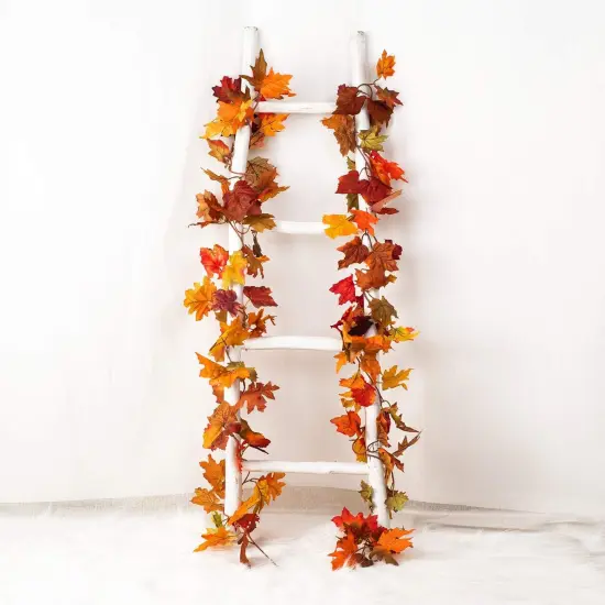 4 Pack Fall Maple Garland {2}