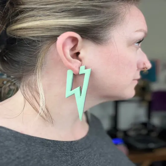 Lightening Bolt Statement Clay Cutter Set {3}