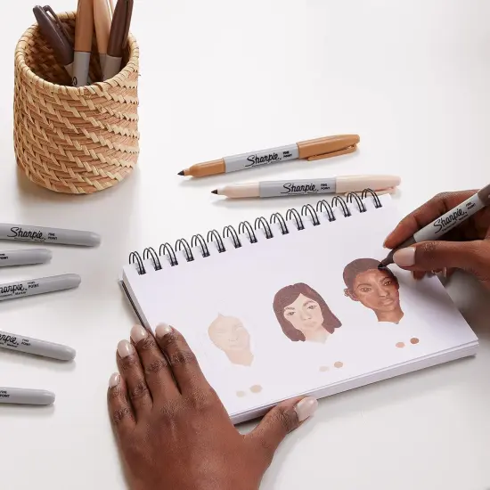 Permanent Markers Portrait Colors {5}