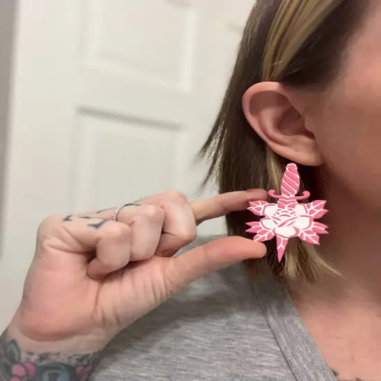 Dagger in Rose | Tattoo | Clay Cutter {2}