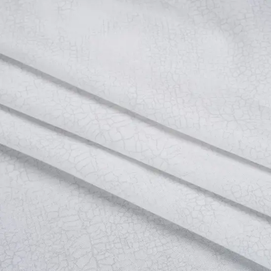 1 Yard Snow Textural Abstract Quilting Cotton Fabric 44" Wide Crackle Collection {1}