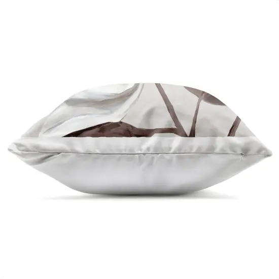 Stupell Industries Elegant White Blooms Outdoor Pillow, 18 x 7 x 18 {3}