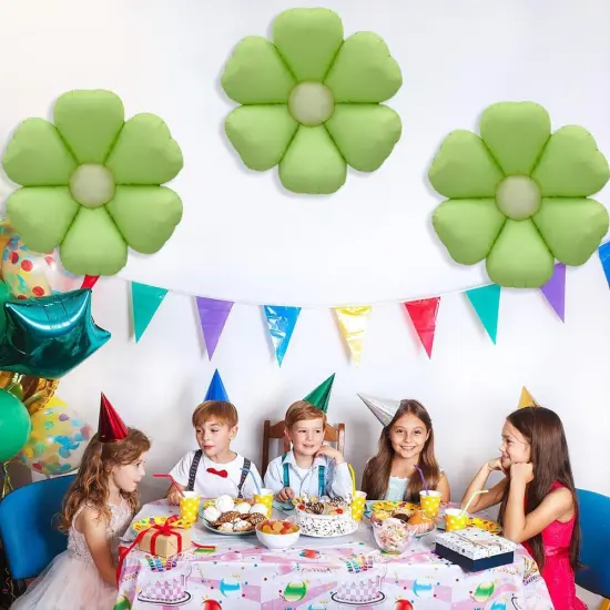 Green Flower Daisy Balloon Kit Shower Themed Party Spring Groovy Hippie Wedding {2}