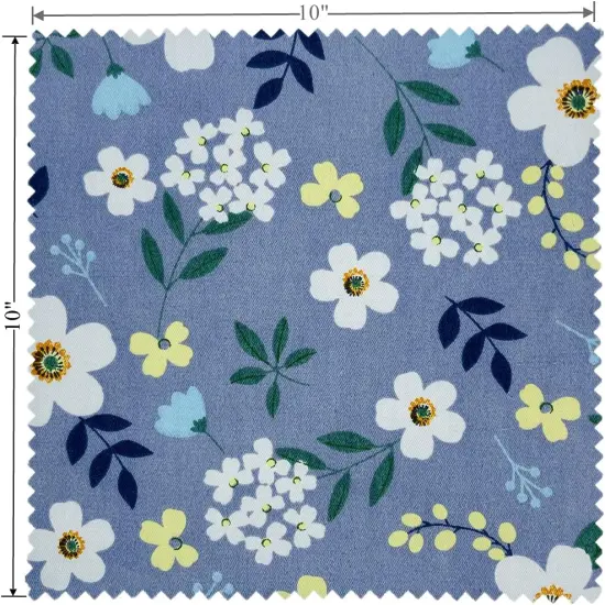 25Pcs Floral Precut Fabrics for Quilting ( {2}