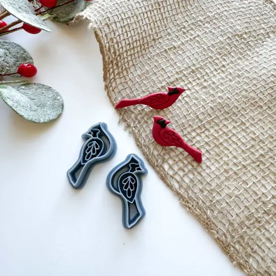 CARDNIAL BIRD | CHRISTMAS | CLAY CUTTER {1}