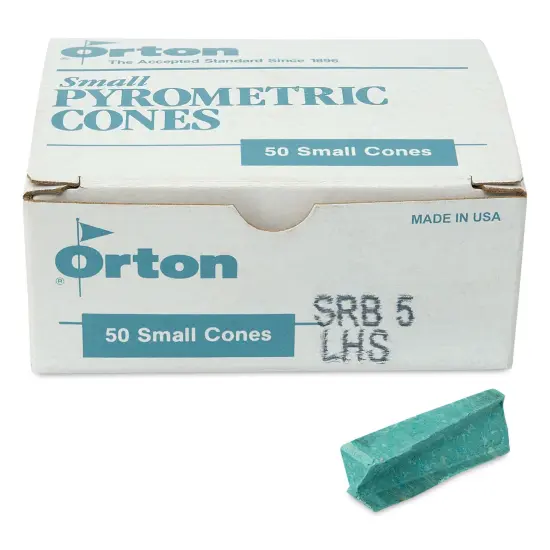 Orton Small Pyrometric Cones, Cone 5 - Box of 50 {1}