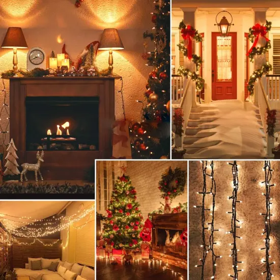 240LED Christmas String Lights - 95FT (Warm White) {3}