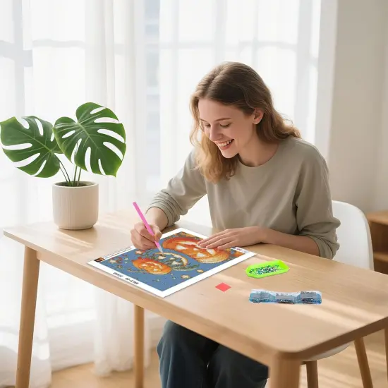 Pumpkin Diamond Painting Kits for Adults {3}