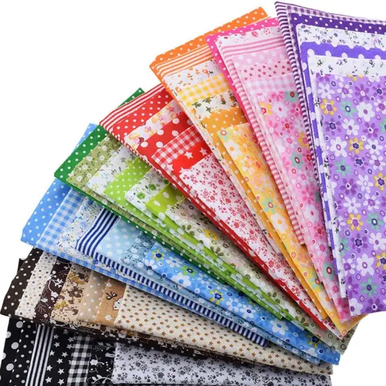Precut Fabric, 56 pcs/lot Top Cotton 9.8" x 9.8" (25cm x 25cm) Squares Patchwork {2}
