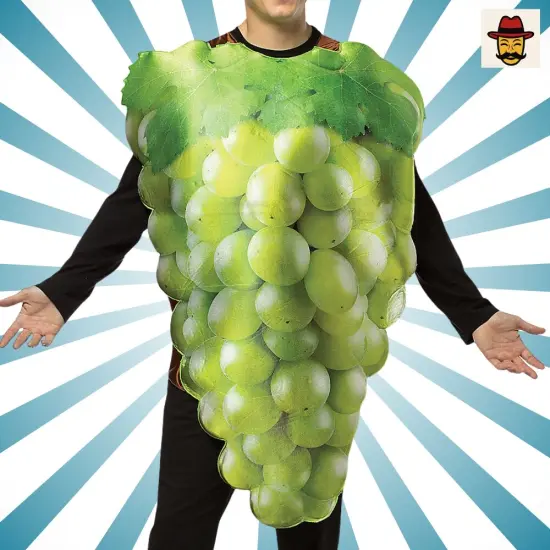 Green Grapes Costume Funny Fruit Tunic One Pieces Halloween Party Outfit {4}