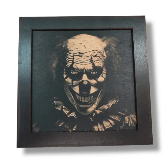 Framed Art - CUSTOM - Halloween Clown {1}