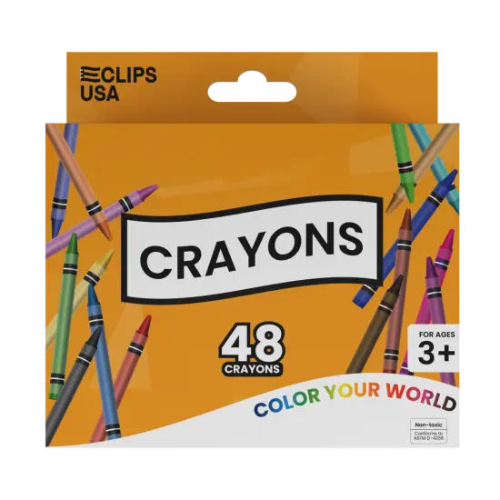 Crayons Standard 48 Count &ndash; Non Toxic &ndash; 48 Packs {2}