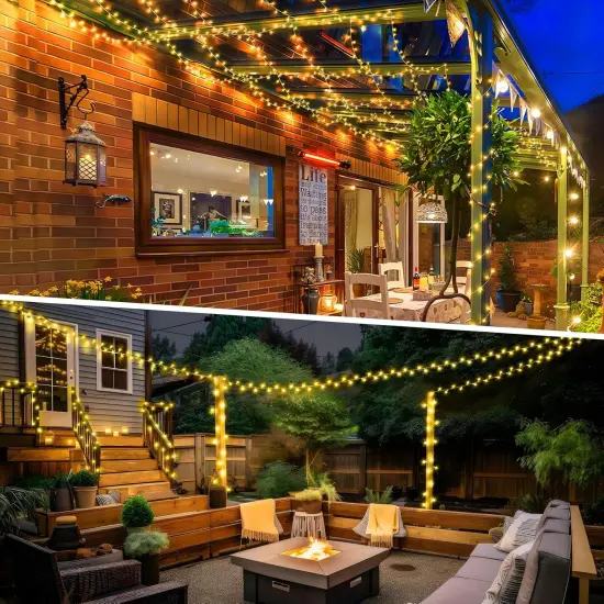 1000 LED Christmas String Lights - 403FT (Warm White) {3}