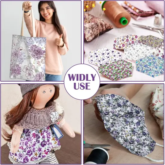 600 Pcs 4 x 4 Inch Cotton Fabric Square Precut Quilting {5}